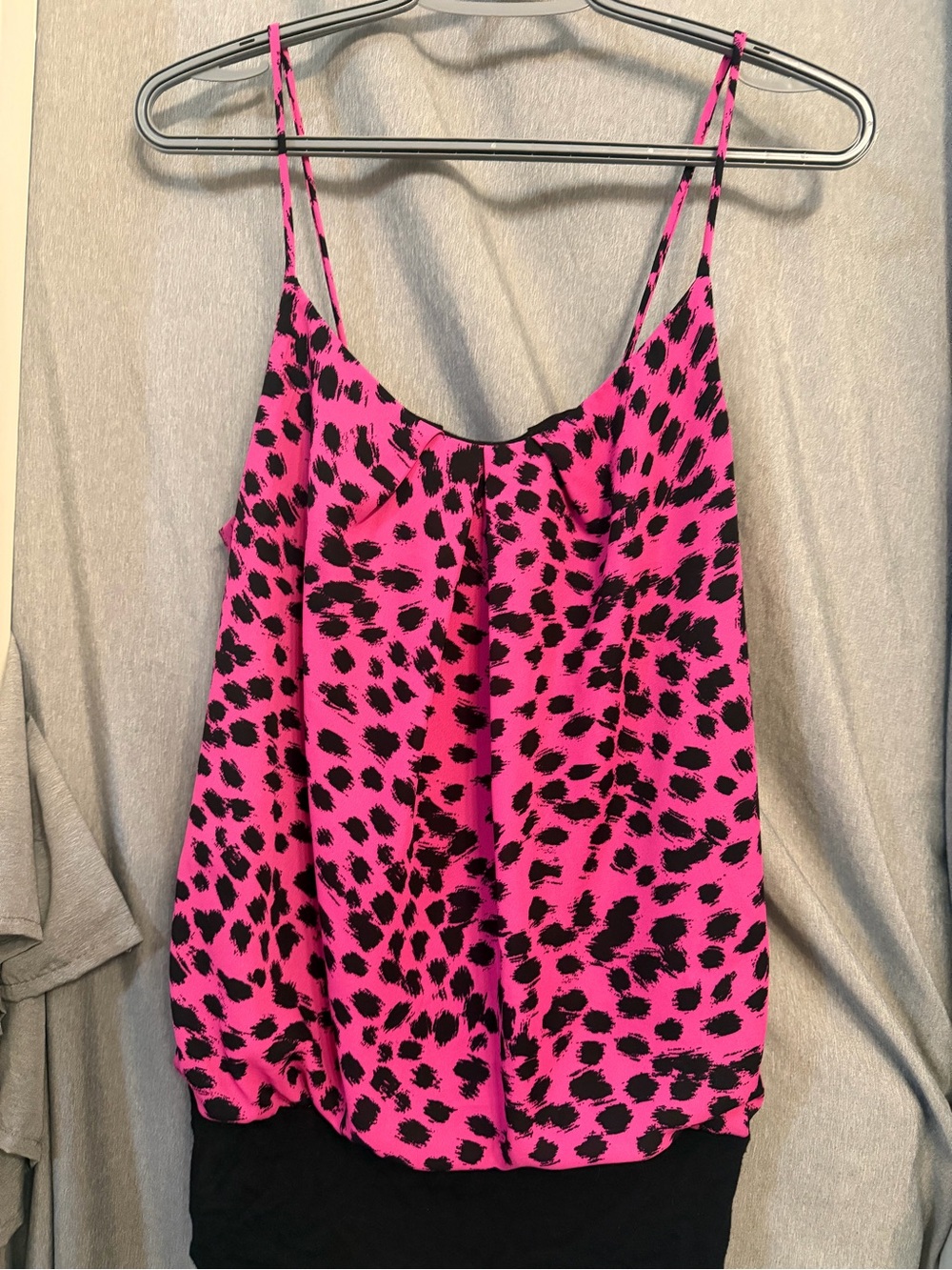Y2K Pink Leopard Eclipse Top